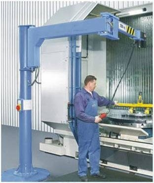 ângulo da rotação de Jib Cranes For Factory Maintenance do modilhão 500kg