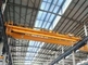 Material de aço de manuseio ponte de guindaste aérea de vigas duplas 20 toneladas elétrico para armazém