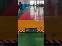Do carro Trackless amigável de transferência de Eco cargas pesadas 5 Ton Battery Operated Transfer Trolley