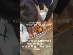 Grua elétrica 2~100T do feixe dobro