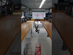 5t 5-40m Span Double Girder Crane Com Trolley de Corrente Superior