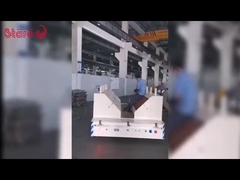 ISO9001 20 Tone Trackless Transfer Trolley With 4 rodas que ganham o trabalho e o tempo