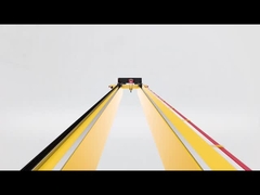 Guindaste de ponte de transporte de materiais de aço de 20 toneladas Guindaste elétrico de duas vigas para armazém