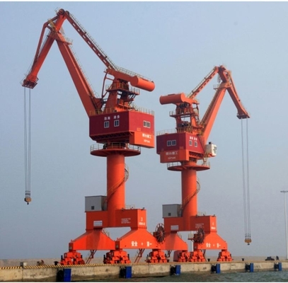 Portal personalizado Crane For Pilling Containers do porto do período de 10.5-16m