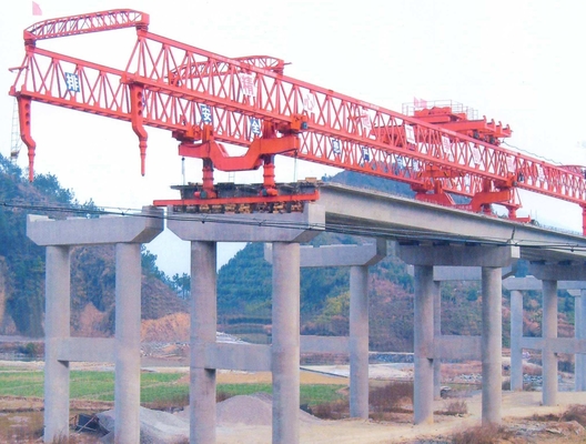 peso leve da máquina da ereção da ponte de 40M Span Compact Highway
