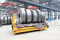 40 toneladas Carrinho de transferência movido por bateria de lítio Linhas de produção de material
