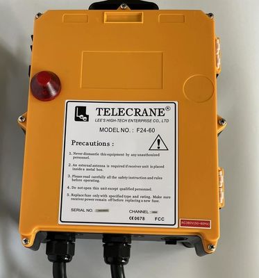 F24-60 controlo remoto sem fio multifunção,F24-60 controlo remoto com ampla gama de frequências e alta sensibilidade para guindaste aéreo de viga única
