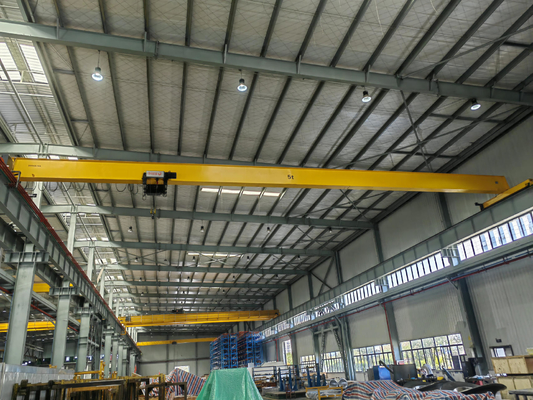 Eficiência 12,5 alta da transmissão do OEM 1 Ton To Ton Single Girder Overhead Cranes