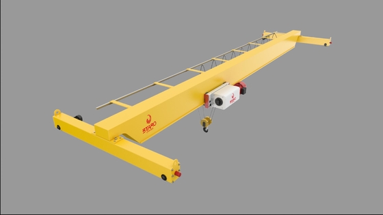 Levantar apressa 8/0.8 M/Min Single Beam Bridge Crane para a oficina