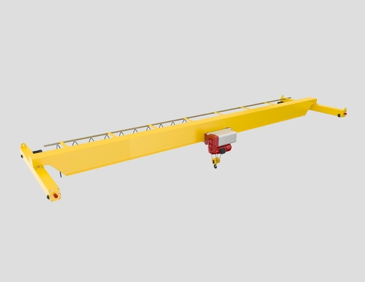Levantar apressa 8/0.8 M/Min Single Beam Bridge Crane para a oficina