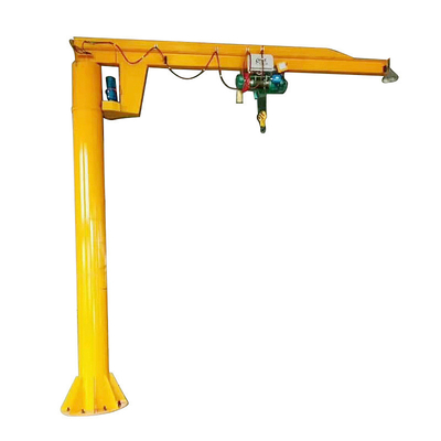 Guindaste de cantilever de posicionamento preciso com comando remoto e ângulo de rotação de 270 graus